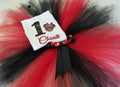 short sleeve 2 color tutu oufit