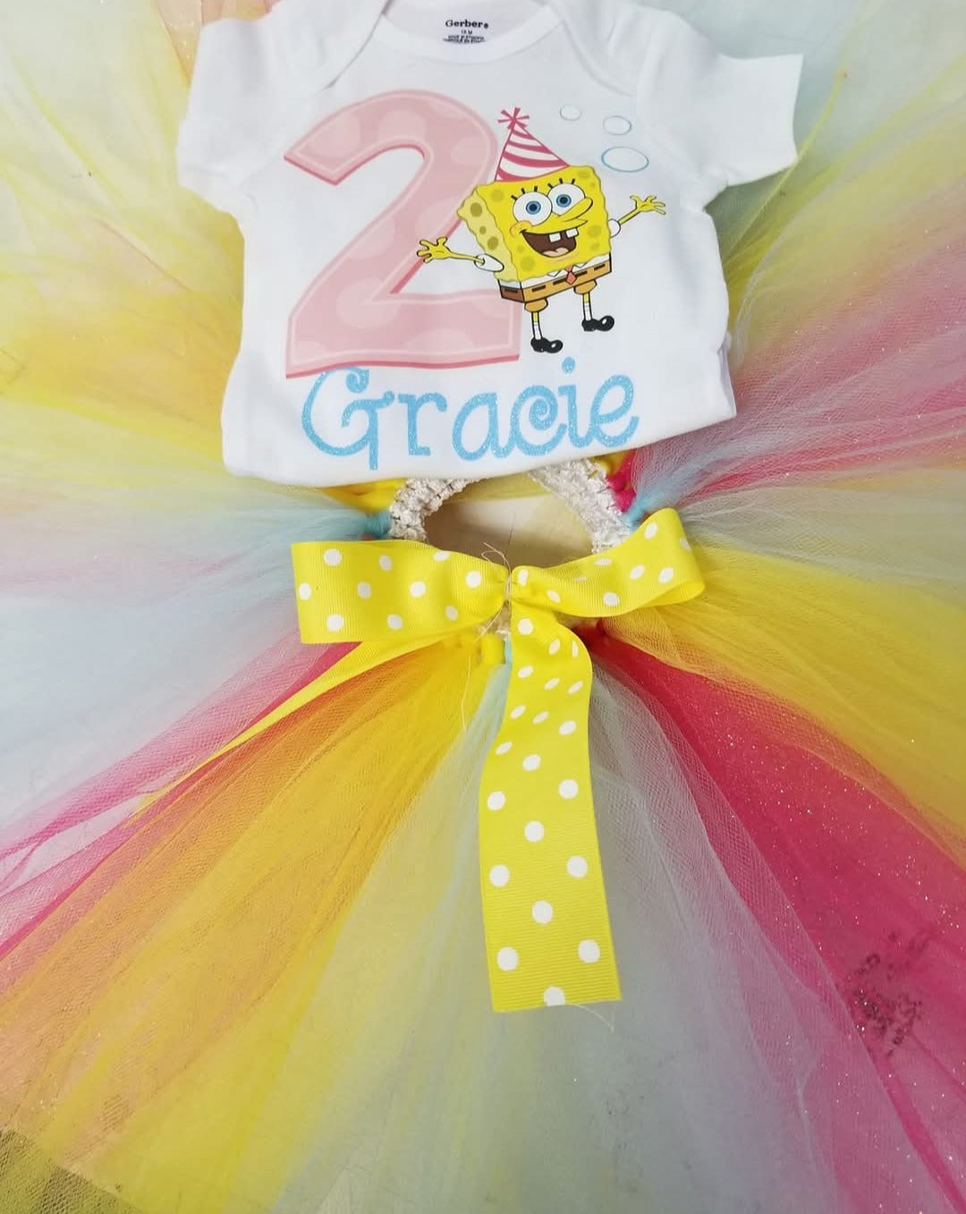 2t character themed tutu outfit