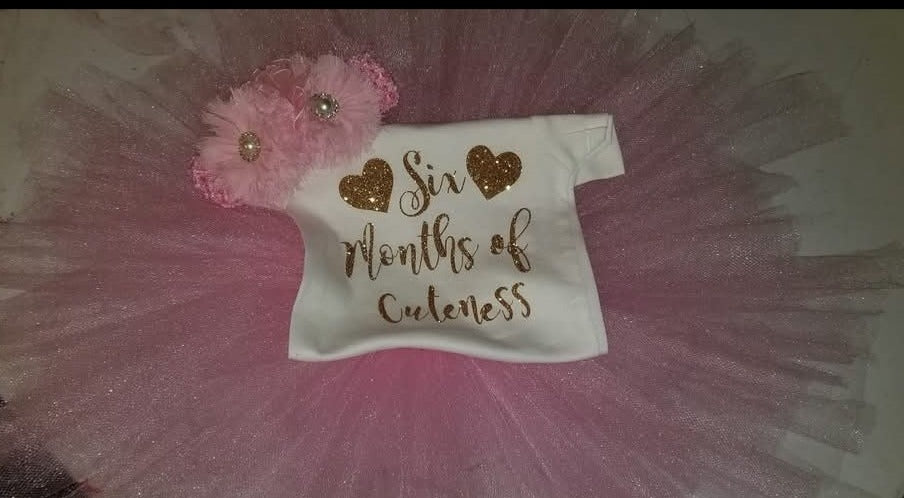 Six months of cuteness tutu outfit