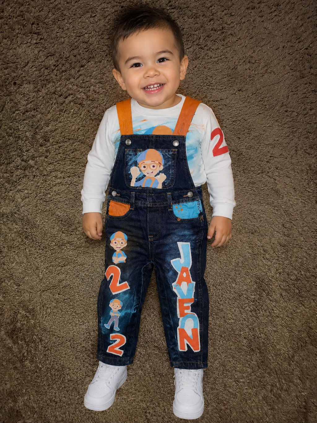 Personalized Builder Birthday Outfit Set