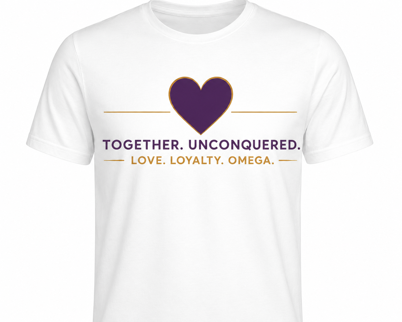 Together Unconquered | Love Loyalty Omega Graphic T-Shirt