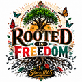 Rooted in Freedom Since 1865 Juneteenth Shirt